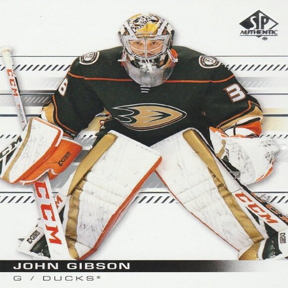 John Gibson Anaheim Ducks NHL Hockey Card Collection - 2 Card Set - Picture 3 of 3